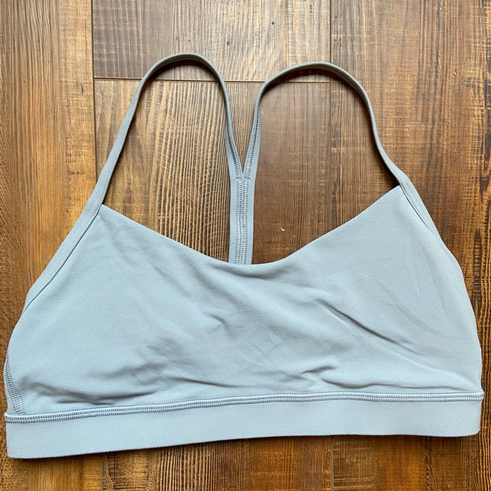 Women's light blue/gray Sports Bra